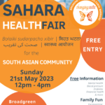 sahara health fair poster