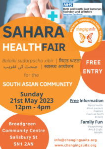 Kingswood Medical Group – part of the community Health Fair for South Asian Community 21st May 2023, 12pm-4pm